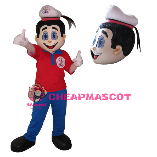 Friendly Navy Mascot Adult Costume