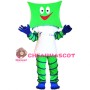 Green Pillow Cartoon Mascot Adult Costume
