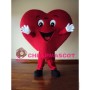 Deluxe Cartoon Red Heart Mascot Adult Costume