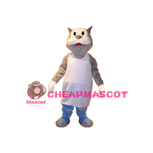 Brown Cat Mascot Adult Costume 