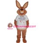 Adult Size Brown Rabbit Mascot Costume 