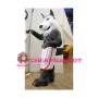 Adult Plush Gray Wolf Mascot Costume 