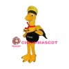 Yellow & Black Ostrich Mascot Adult Costume