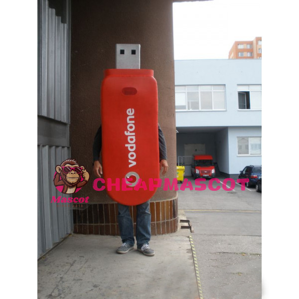 Huge Vodafone USB Mascot Adult Costume