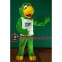 Advertising Green Parrot Mascot Costume