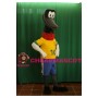 Black Long-billed Bird Mascot Adult Costume 