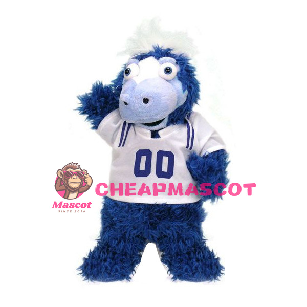 Blue the Horse Mascot Costume 