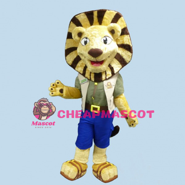 Folly Lion Mascot Adult Costume 