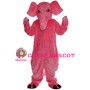 Whole Pink Lovely Elephant Mascot Costume