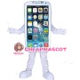 Broken White Phone Mascot Costume