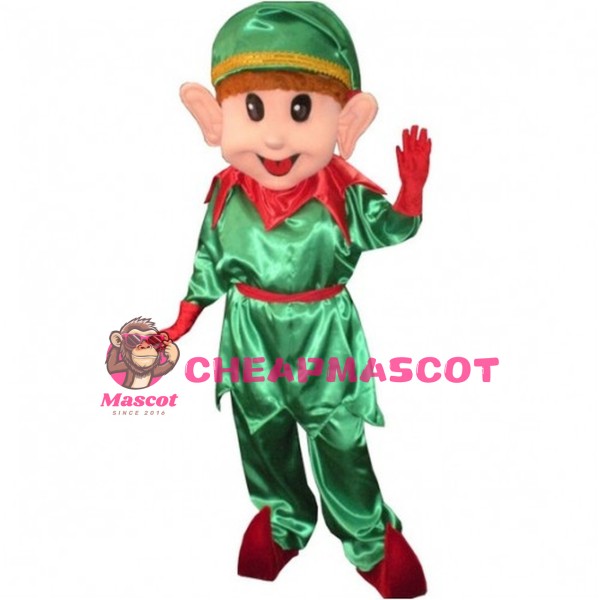 Green Martial Arts Performer Mascot Costume