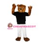 Wild Brown Bear With Set Mascot Costume