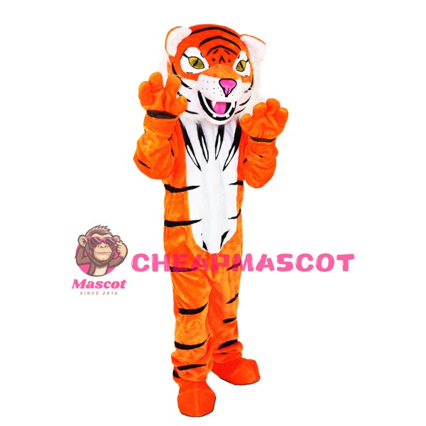 Ferocious Strong Tiger Mascot Costume