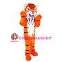 Ferocious Strong Tiger Mascot Costume