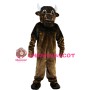 Adult Style Bull With White Horns Mascot Costume