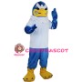 Irritable Blue Eagle Mascot Costume