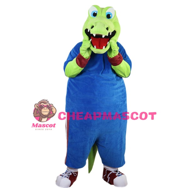 Sporty Crocodile With Sportswear Mascot Costume