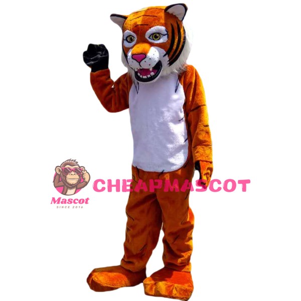 Tiger On Hips Mascot Costume
