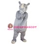 Little Gray Rhino Mascot Costume