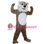 Strong Powerful Leopard Mascot Costume