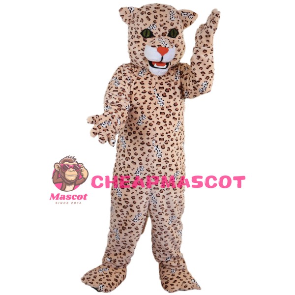 Fast Agile Leopard Mascot Costume