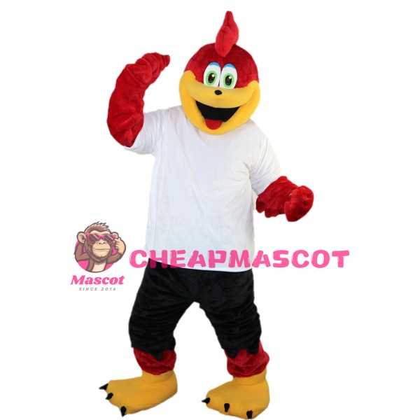 Pointed Mouth Fox Mascot Costume