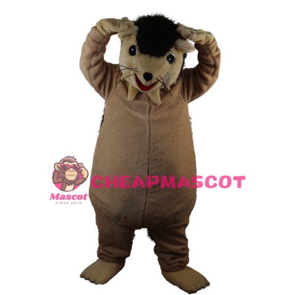 Adult Playing Hedgehog Mascot Costume