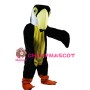 Woodpecker With Yellow Pointed Beak Mascot Costume