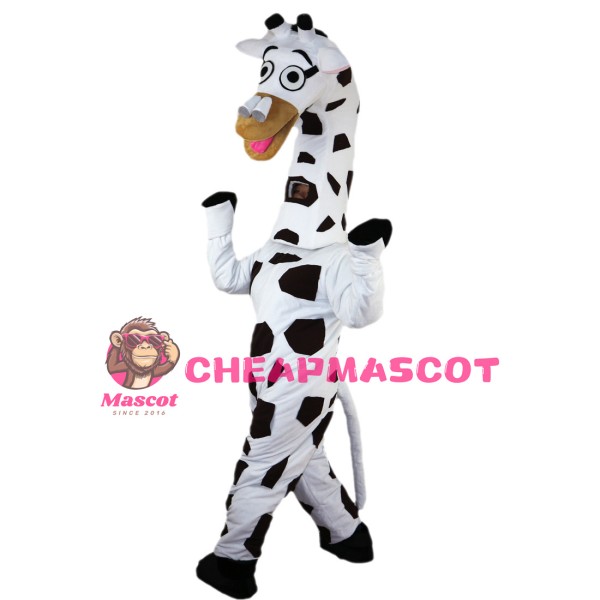 Funny Giraffe Twisting Head Mascot Costume