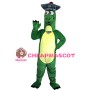 Long Head Green Dinosaur Mascot Costume