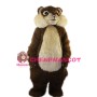 Naive Chipmunk Carefully Foraging Mascot Costume