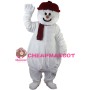 Clean Pure Snowman Mascot Costume