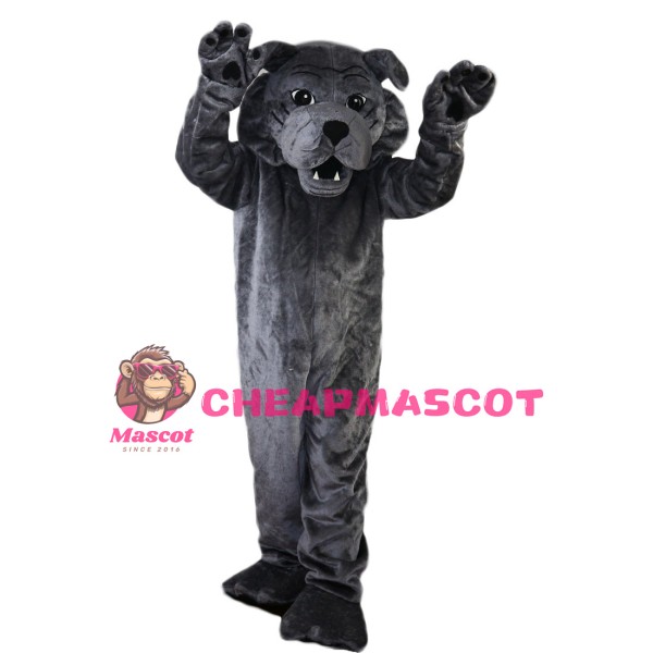 Sinister Grey Wolf Mascot Costume