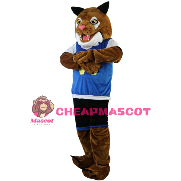 Kind Tiger Mascot Costume For Sports Competition