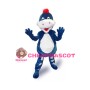 Small Blue Dinosaur Mascot Costume