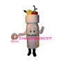 White Medicine Bottle Mascot Costume