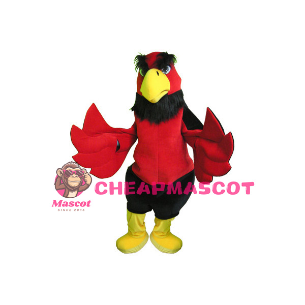 Small Red Eagle Mascot Costume
