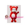 Small Red & White Bear Mascot Costume