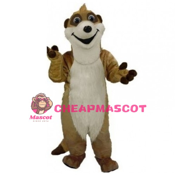Long Body Brown Sloth Mascot Costume