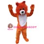 Likable Cartoon Little Orange Lion Mascot Costume
