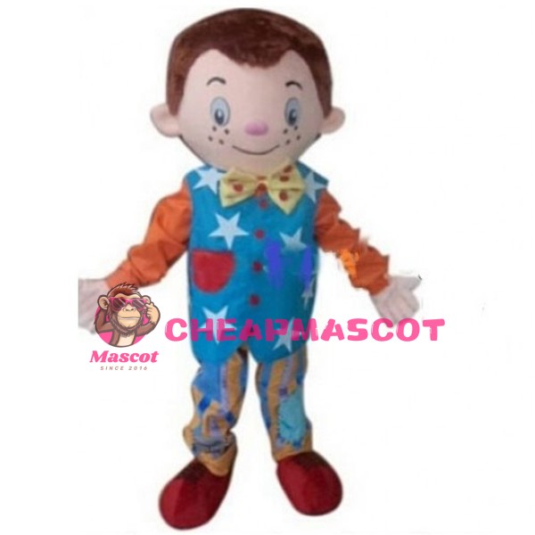 Freckled Little Boy Mascot Costume