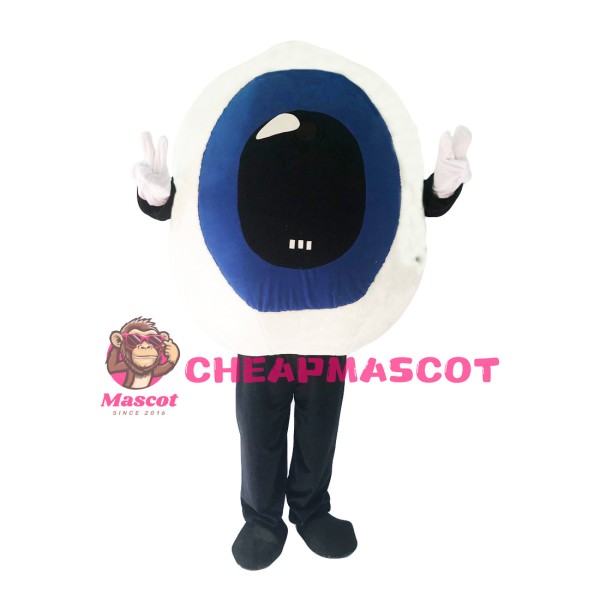 Eyeball With Blue Pupil Mascot Costume