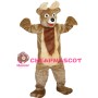 Pleasant Brown Moose Mascot Costume