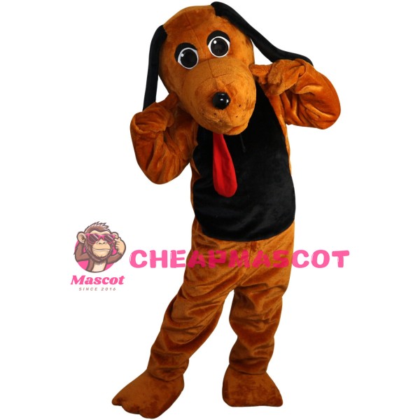 Lovely Long Ears Brown Dog Mascot Costume
