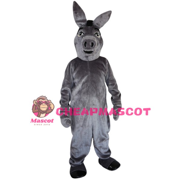 Basic Version Grey Donkey Mascot Costume