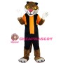 Friendly Tiger With Set Mascot Costume