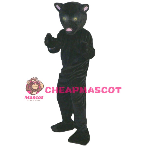 Majestic Powerful Black Panther Mascot Costume