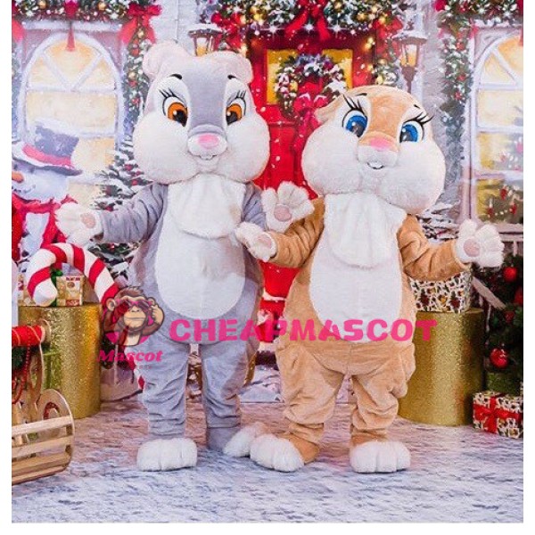 Lovely Cute Big Fat Rabbit Mascot Costume