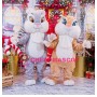 Lovely Cute Big Fat Rabbit Mascot Costume