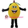 Fresh Lemon With Green Leaves Mascot Costume